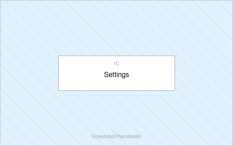 Settings